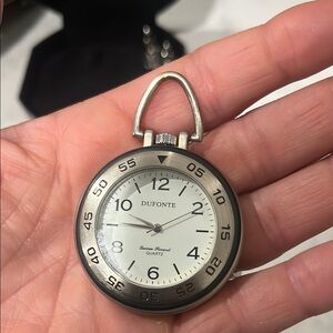 Dufonte Silver Pocket Watch